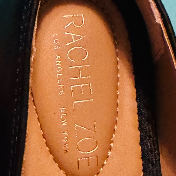 Rachel Zoe Black Leather Loafers - Picture 5 of 5